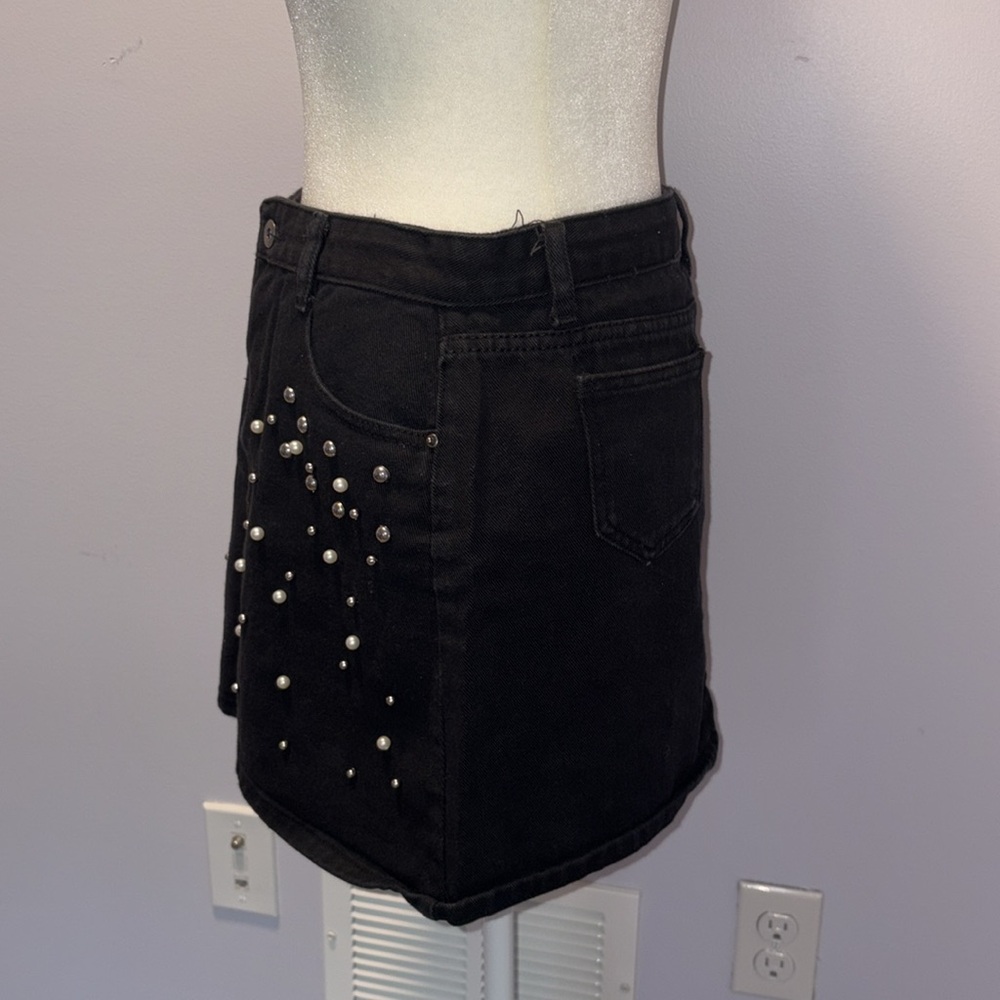 No Brand Studded denim skirt. - Picture 3 of 6